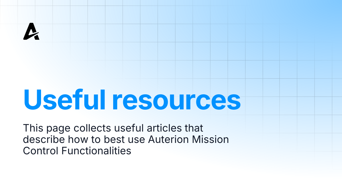 Useful resources | Auterion Documentation
