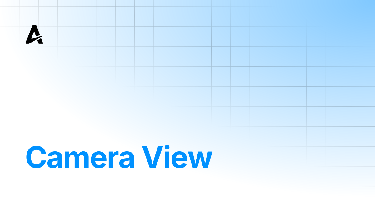 Camera View | Auterion Documentation
