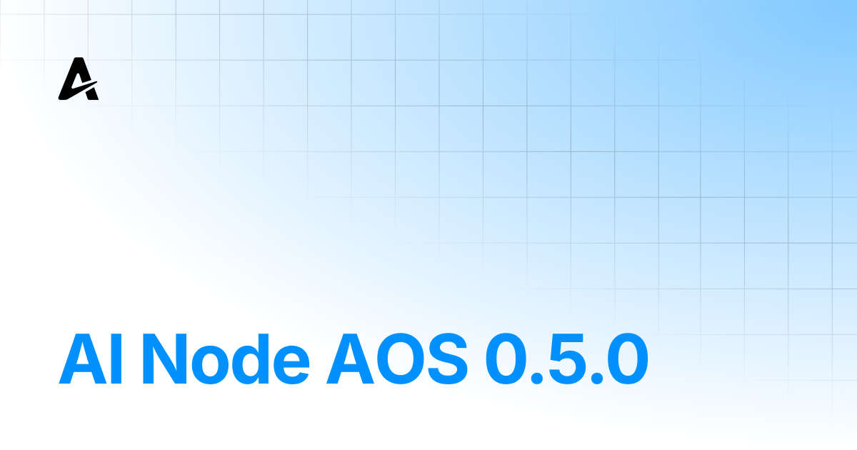AI Node AOS 0.5.0 | Auterion Documentation