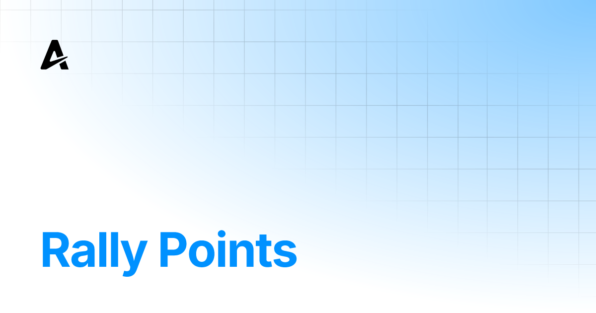 Rally Points | Auterion Documentation