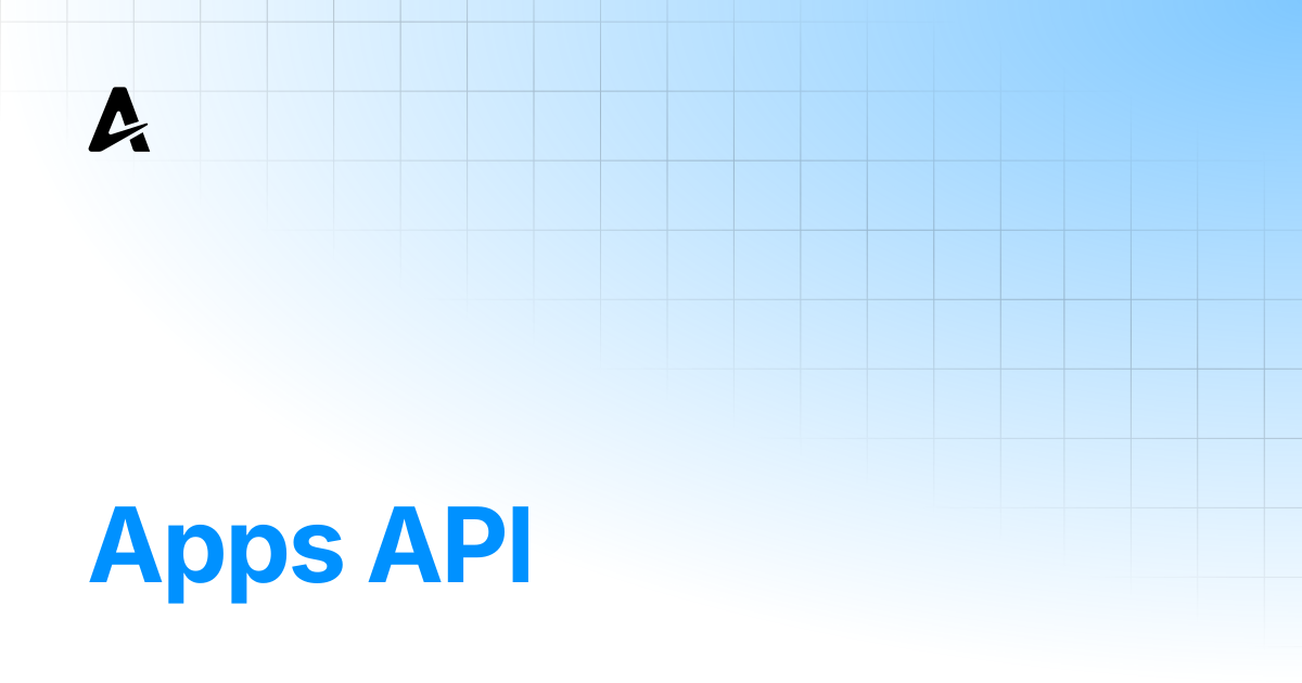 Apps API | Auterion Documentation